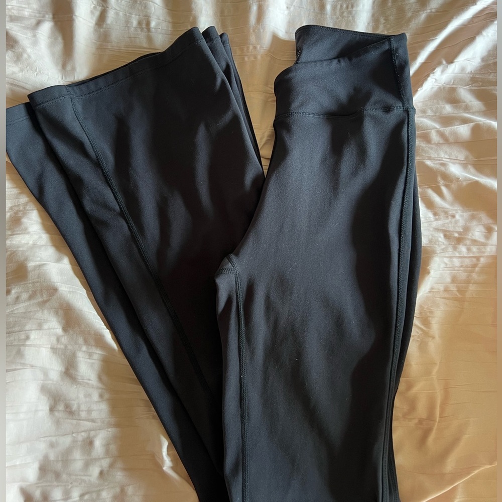 Cotton on body, crossover flare leggings